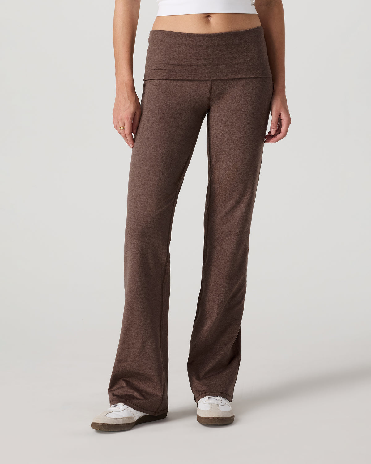 Halo Foldover Pant Chocolate Milk Heather - Vuori