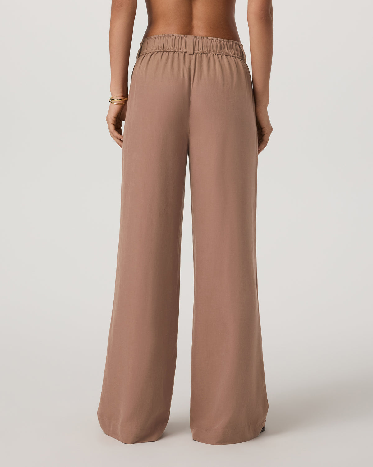 Trestles Twill Wideleg Women's Nutmeg Trouser Pants - Vuori