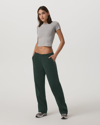 Women's Restore Straight Leg Sweatpant - Long Evergreen - Vuori
