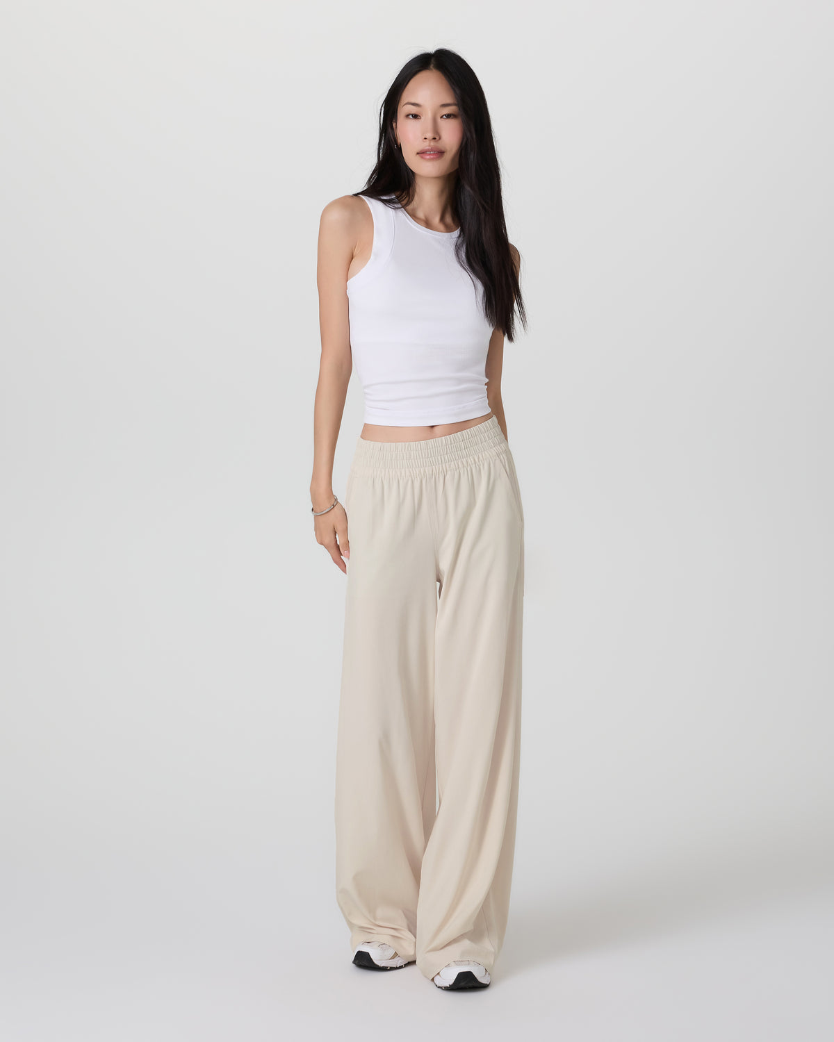 Villa Wideleg Pant - Long Women's Tall Milkweed Pants - Vuori