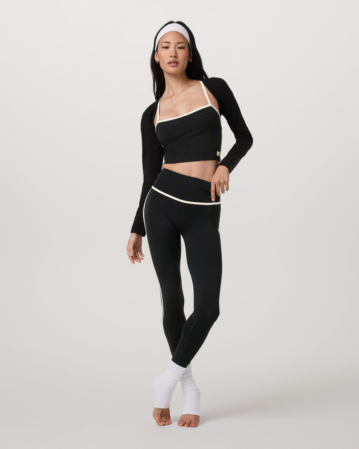 Vuori AllTheFeels™ Corset Legging Black Leggings - Vuori