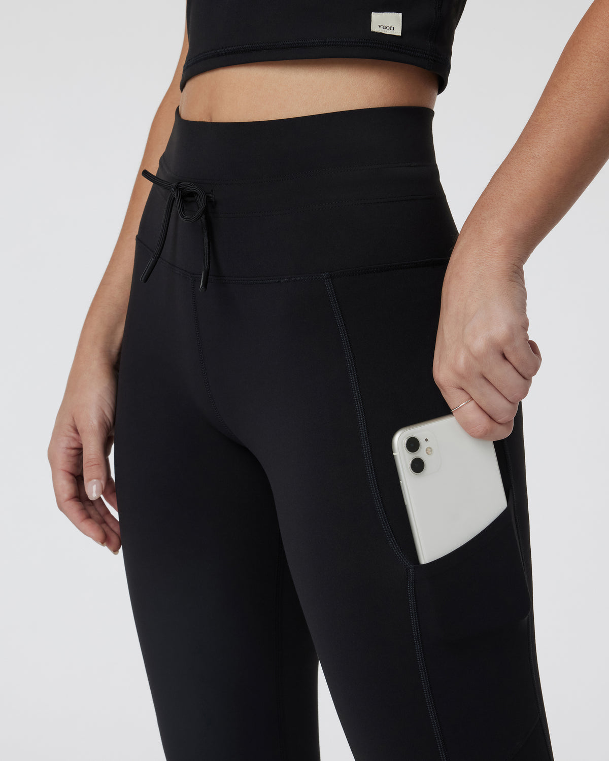 Daily Pocket Legging Black High Rise Leggings - Vuori