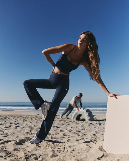 Vuori AllTheFeels™ Straight Leg Women's Blue Coast Leggings - Vuori