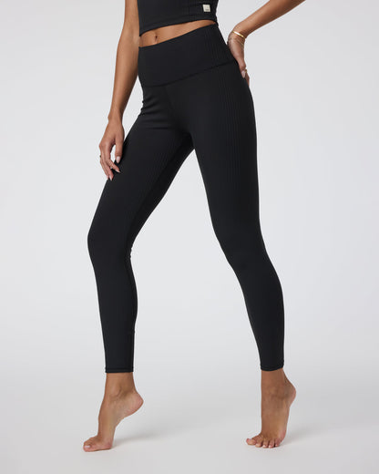 Inversion Rib Legging Black - Vuori