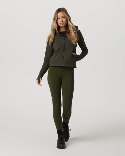 Chilled Out Legging Women's Olive High-Waist Leggings - Vuori