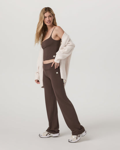 Vuori AllTheFeels™ Foldover Pant Women's Java Pants - Vuori