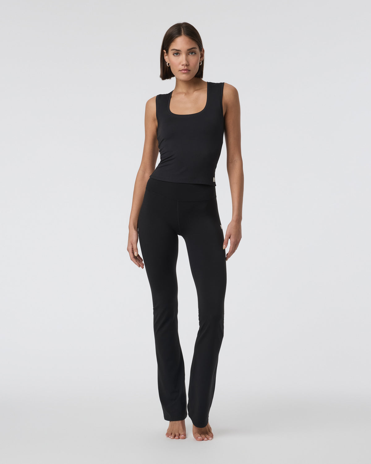 Vuori AllTheFeels™ Slim Flare - Long Black - Vuori