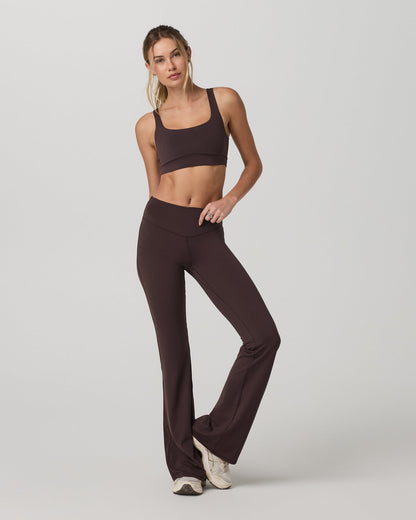Vuori AllTheForm™ Flare - Short Women's French Roast Leggings - Vuori