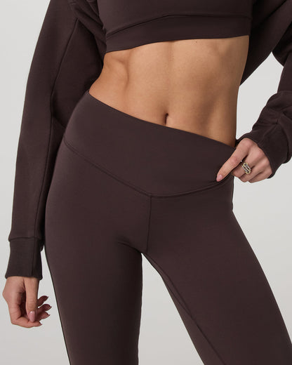 Vuori AllTheForm™ Flare - Short Women's French Roast Leggings - Vuori