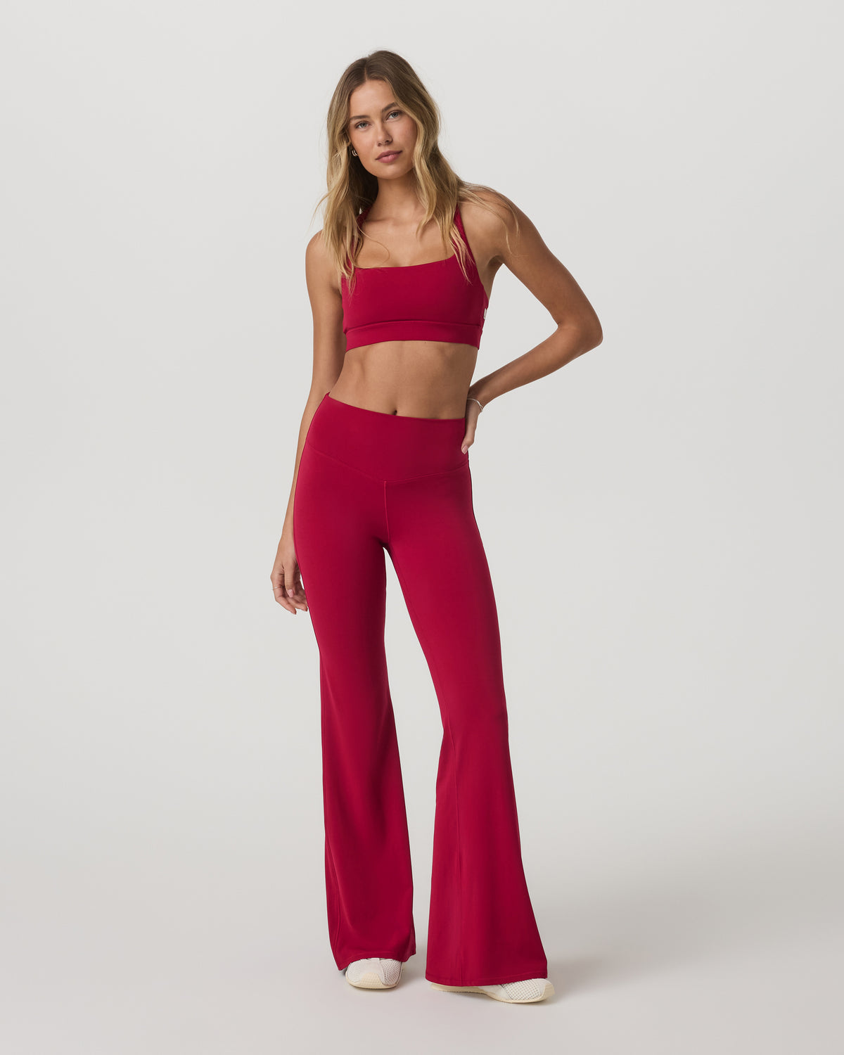Vuori AllTheForm™ Flare Strawberry Flare Leggings - Vuori