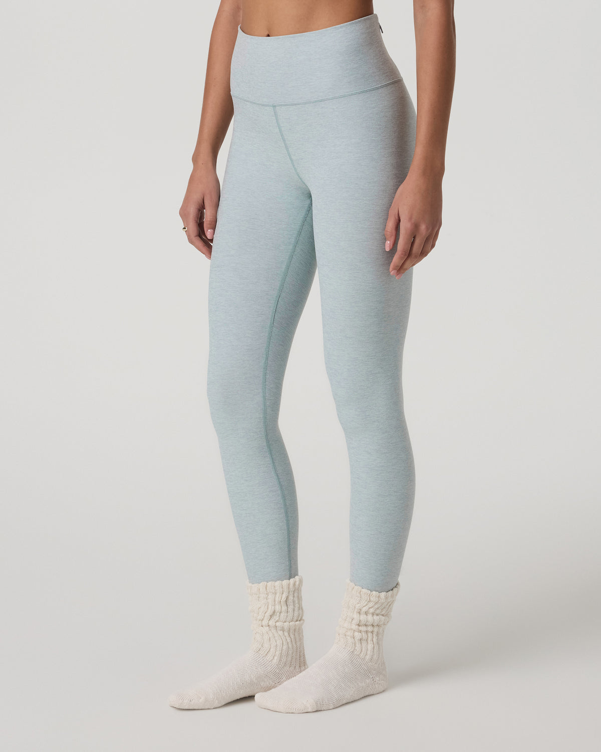 Clean Elevation Legging-Long Blue Haze Heather - Vuori