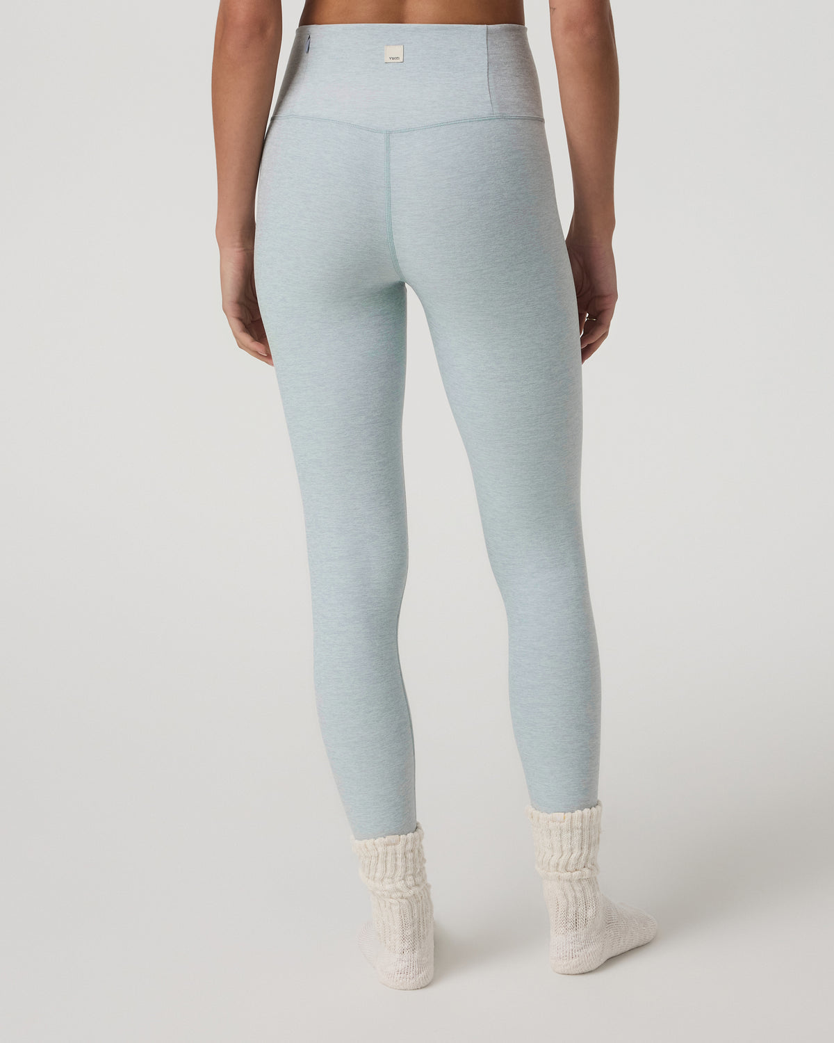Clean Elevation Legging-Long Blue Haze Heather - Vuori