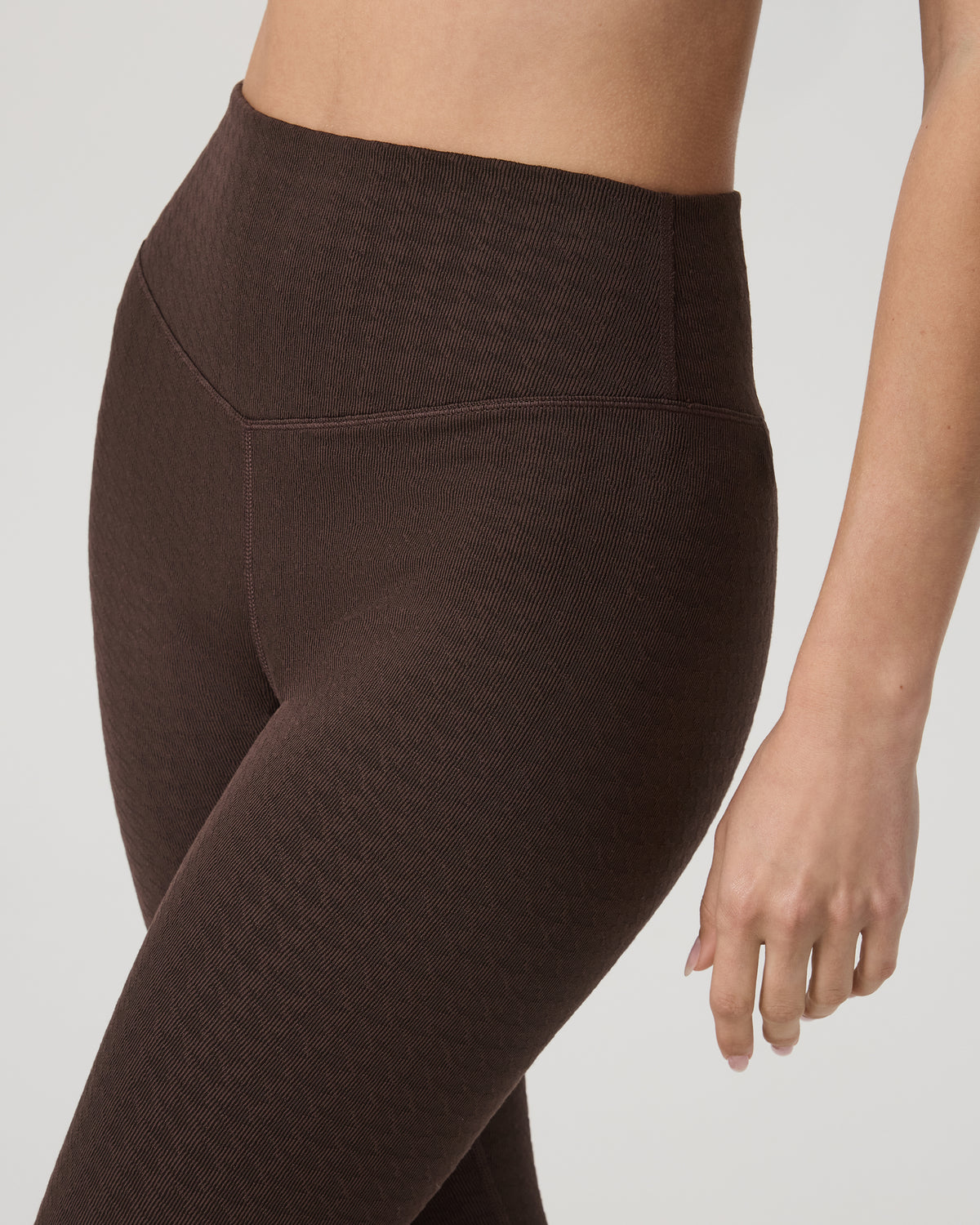 Women's Textured Chilled Out Legging Java Houndstooth - Vuori