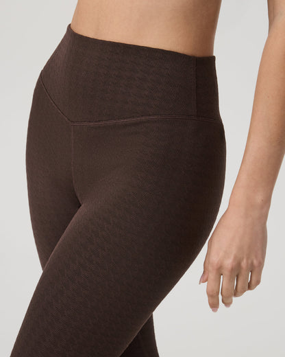 Women's Textured Chilled Out Legging Java Houndstooth - Vuori