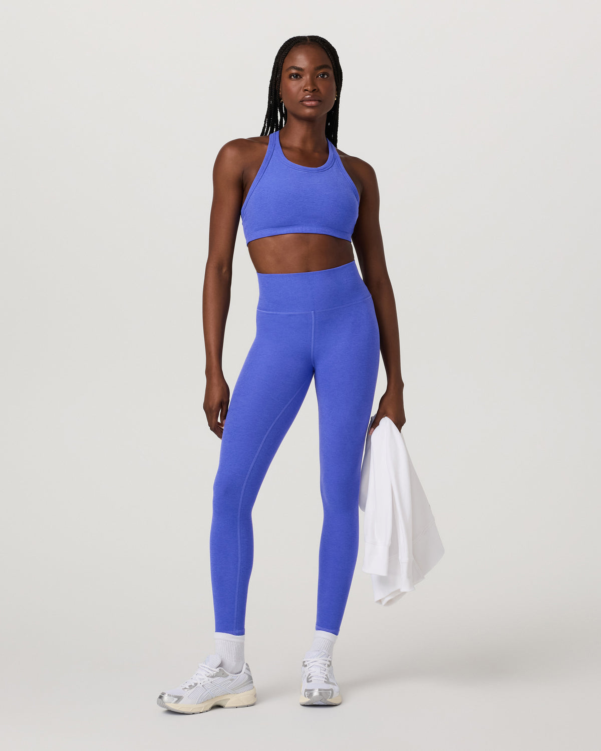 Clean Elevation Legging Women's Bright Iris Heather Leggings - Vuori