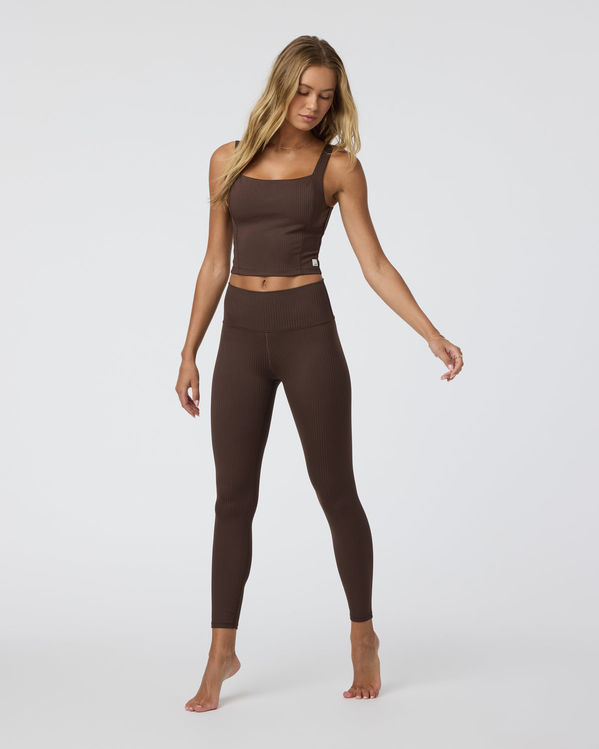 Inversion Rib Legging Java - Vuori