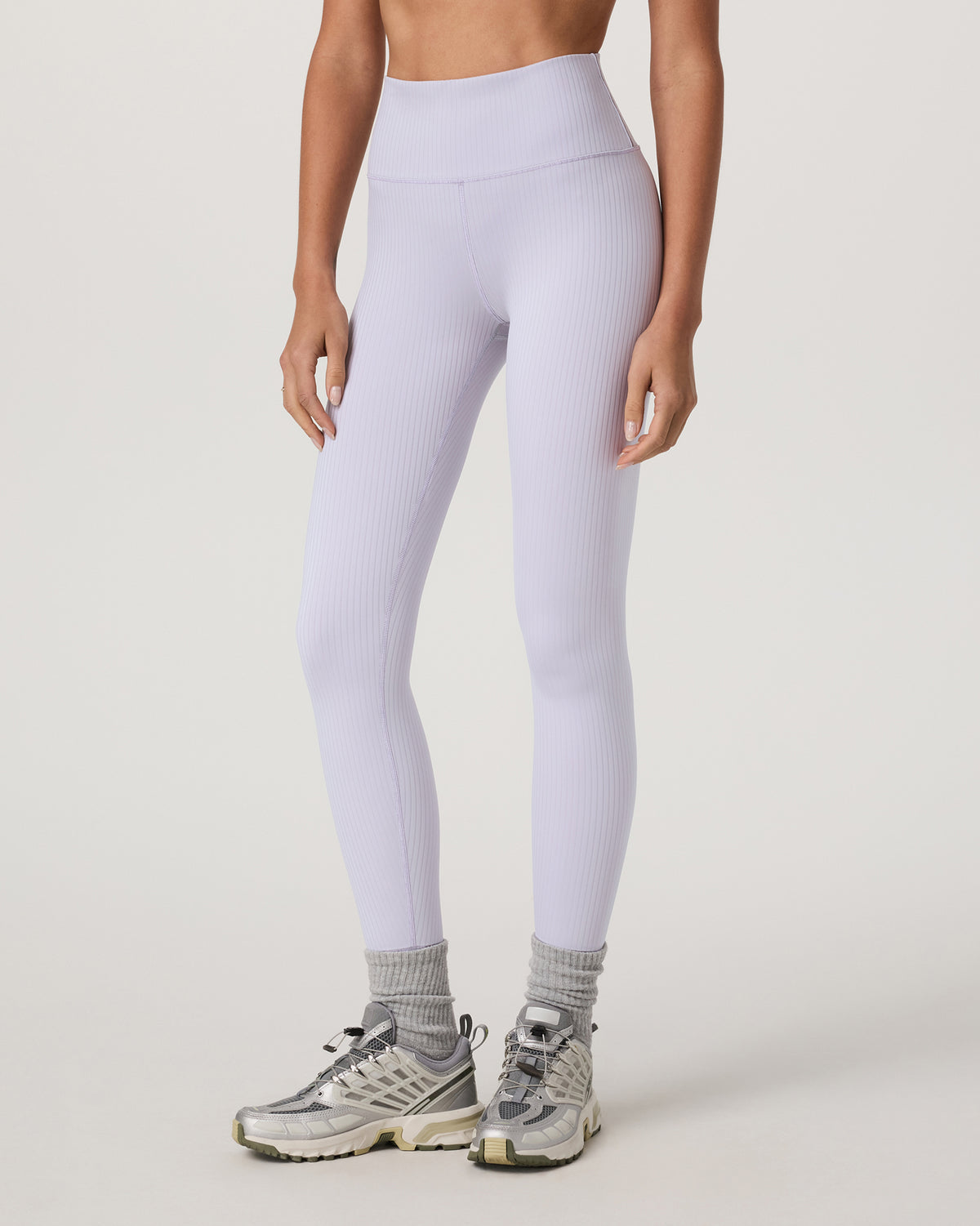 Inversion Rib Legging Women's Lavender Ice Leggings - Vuori