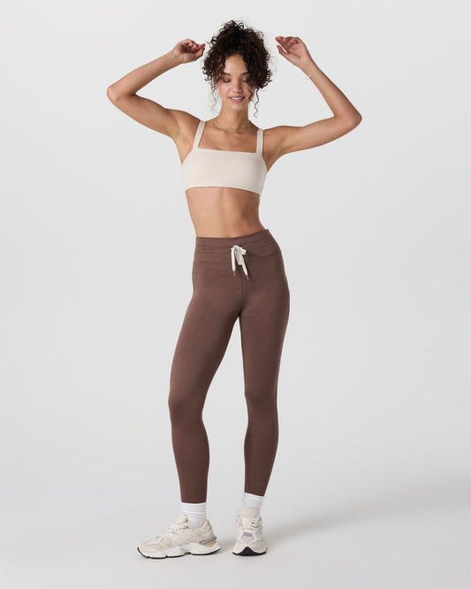 Halo Vintage Legging Chocolate Milk Heather - Vuori