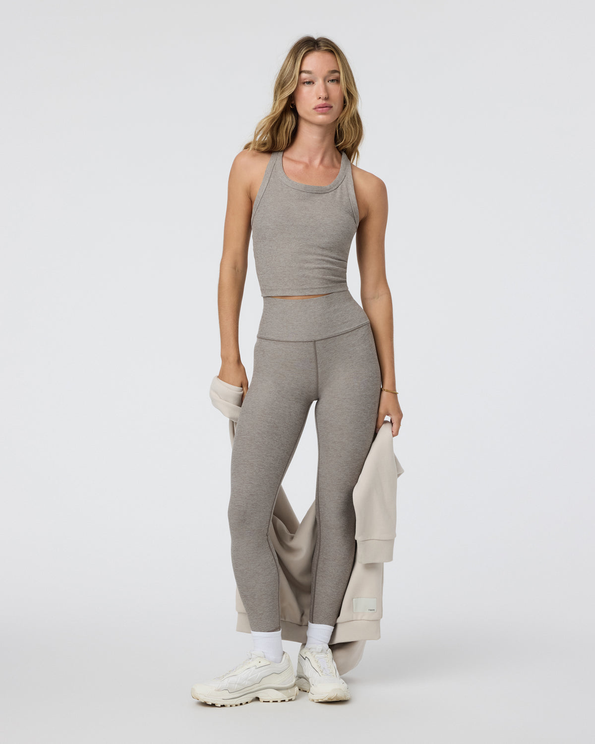 Clean Elevation Legging Cobblestone Heather - Vuori