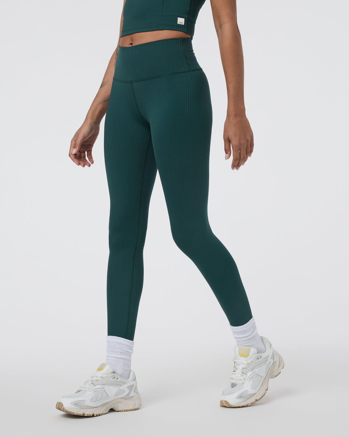 Inversion Rib Legging Moss - Vuori