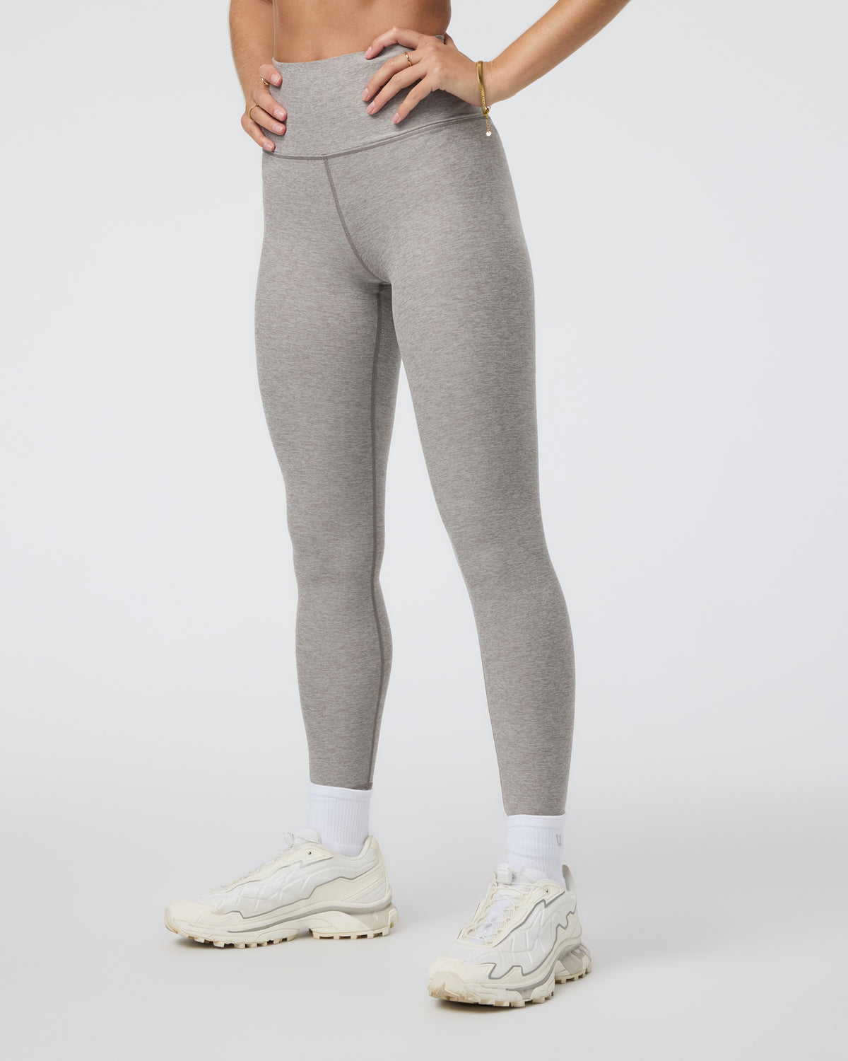 Clean Elevation Legging - Short Cobblestone Heather - Vuori