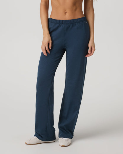 Women's Halo Modern Straight Leg Pant Blue Coast Heather - Vuori