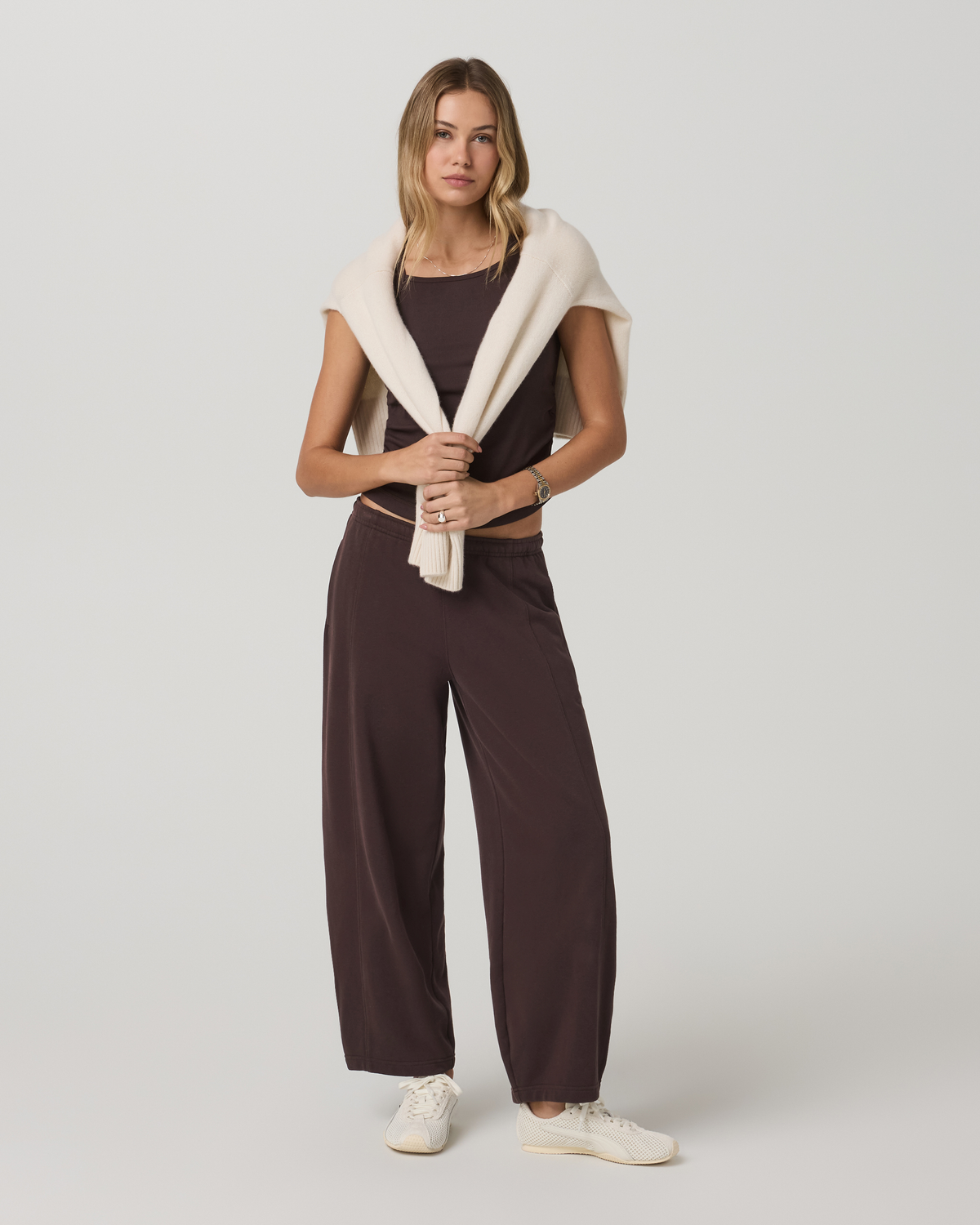 Sedona Barrel Sweatpant Women's French Roast Sweatpants - Vuori
