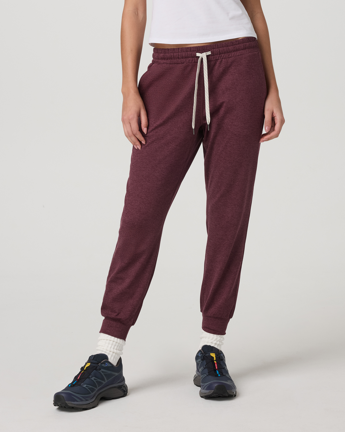 Performance Jogger Women's Fig Heather Joggers - Vuori