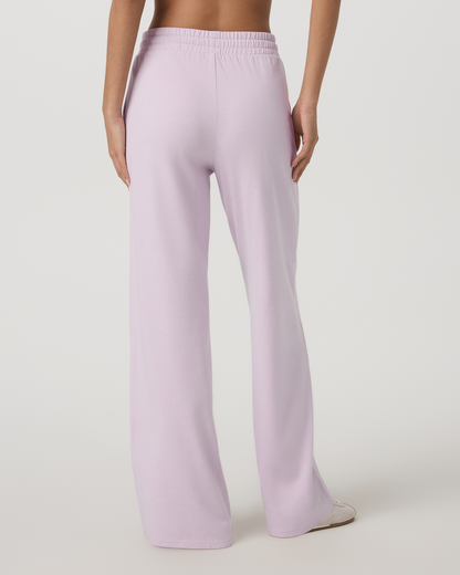 Halo Essential Wideleg Women's Lilac Breeze Heather Pants - Vuori