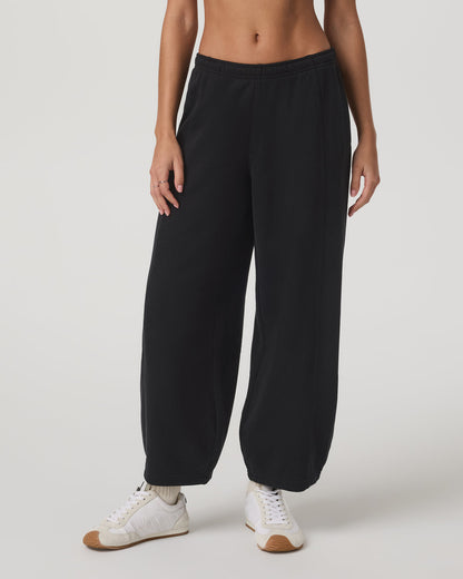 Sedona Barrel Sweatpant Women's Black Relaxed Fit Pants - Vuori