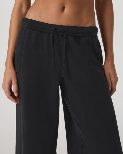 Sedona Barrel Sweatpant Women's Black Relaxed Fit Pants - Vuori
