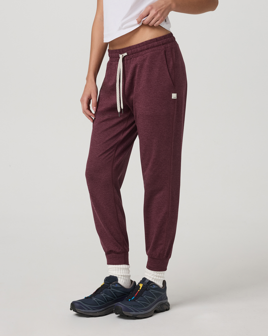 Performance Jogger - Long Women's Fig Heather Joggers - Vuori