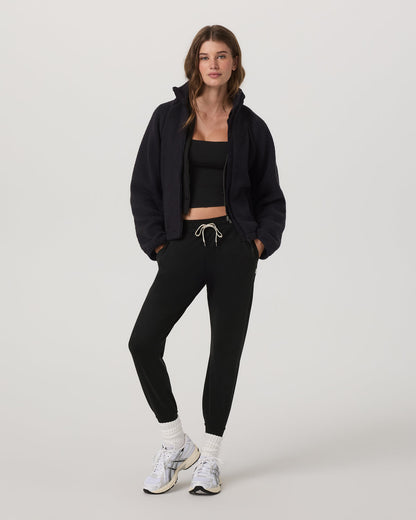 Performance Jogger - Long Black Heather Long Joggers - Vuori