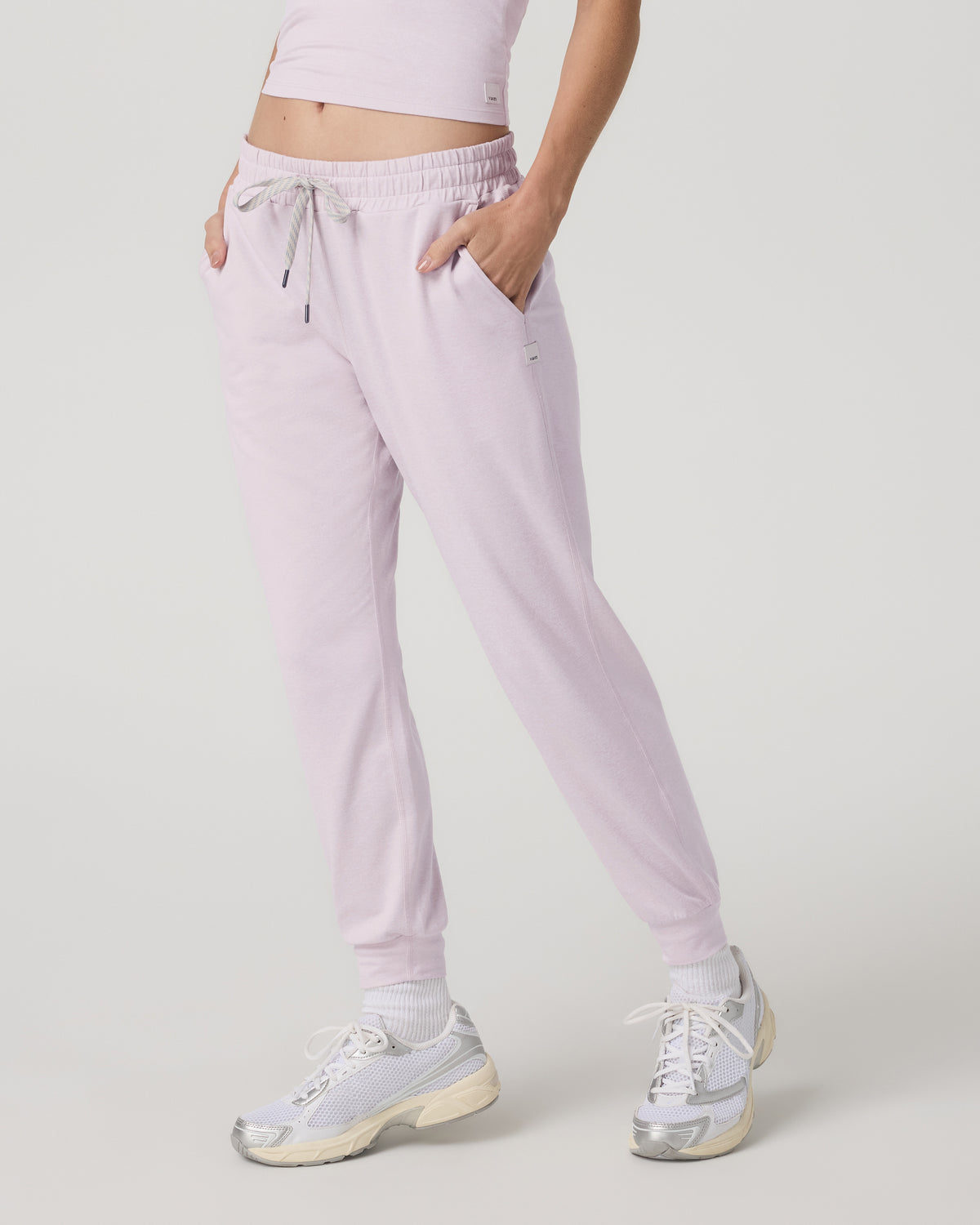 Women's Performance Joggers - Long Lilac Breeze Heather - Vuori