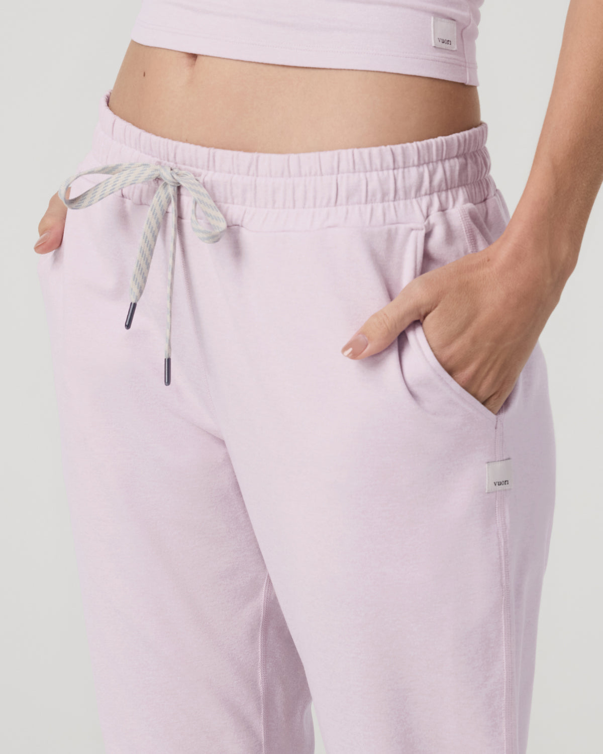 Women's Performance Joggers - Long Lilac Breeze Heather - Vuori