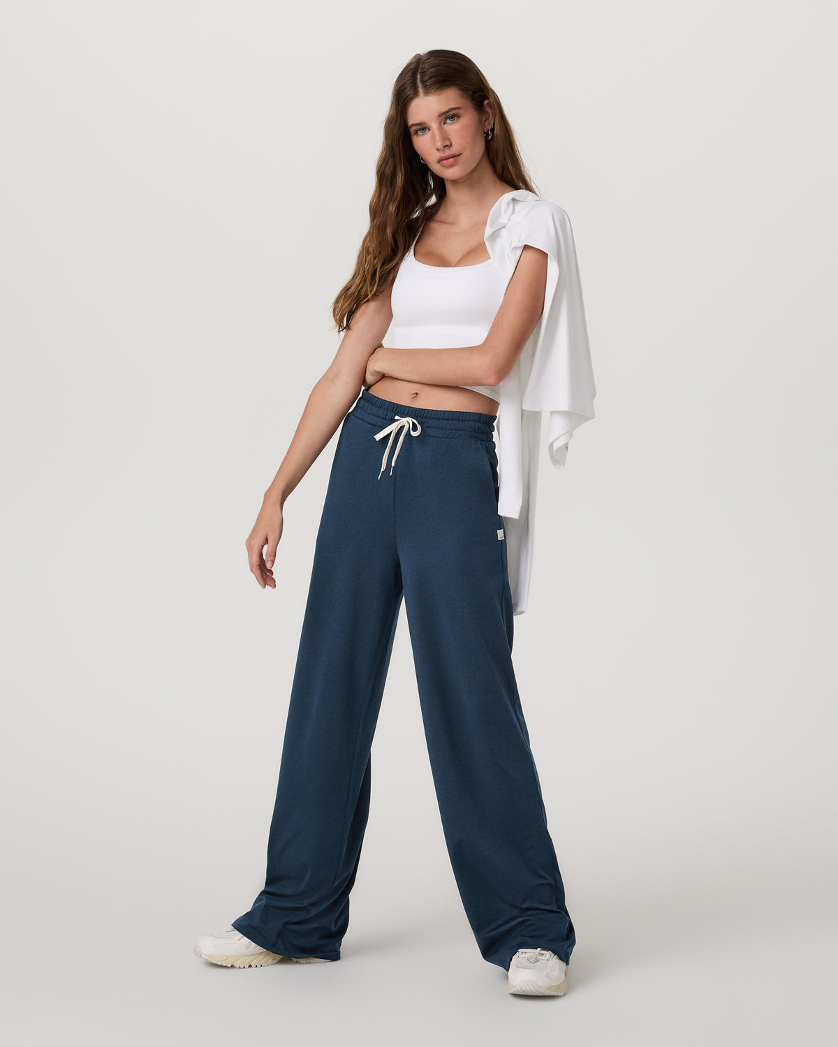 Halo Wideleg - Short Women's Blue Coast Pants - Vuori