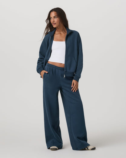 Restore Ultra Wideleg Sweatpant Women's Ocean Blue Pants - Vuori