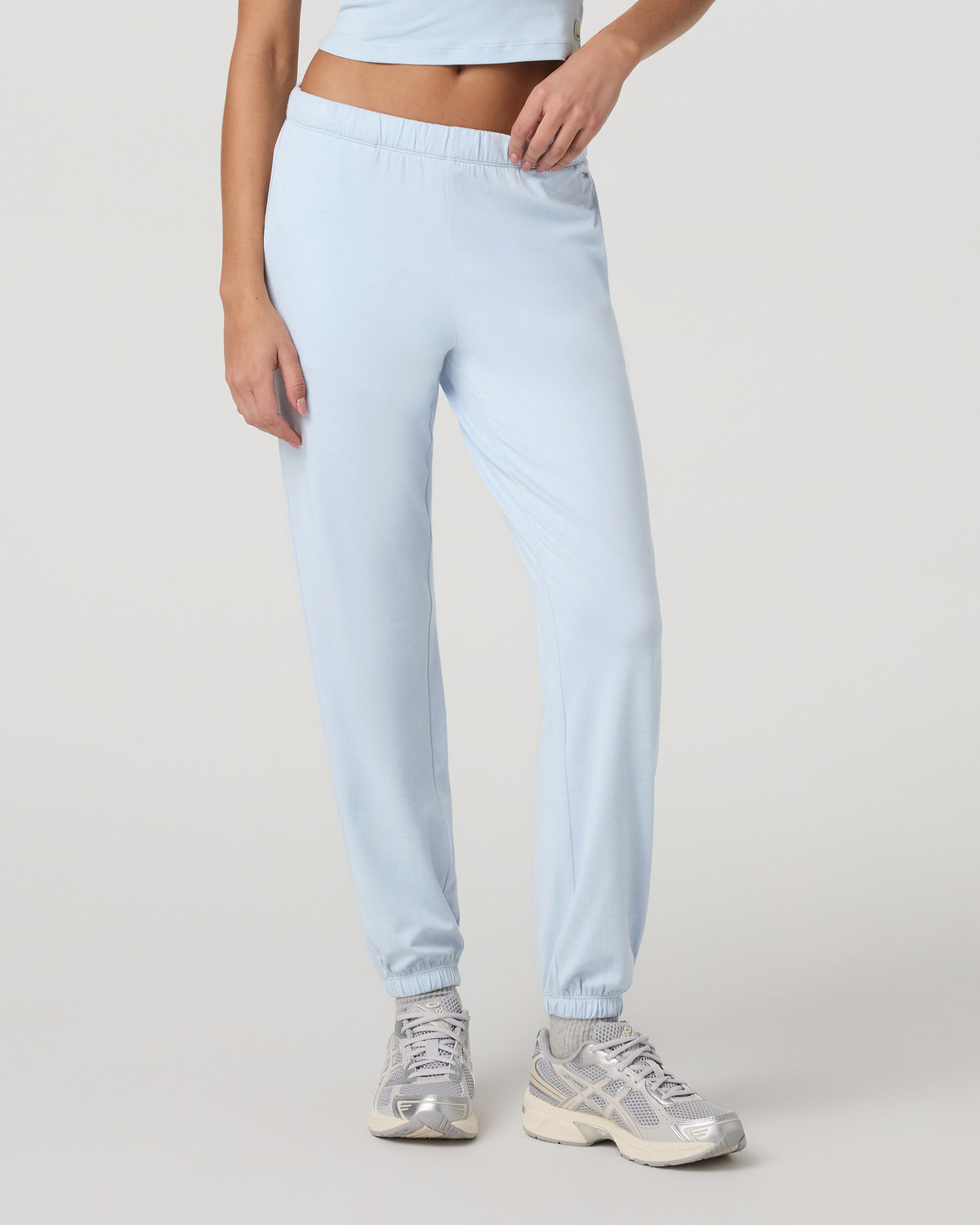 Women's Halo Modern Sweatpant Soft Sky Heather - Vuori