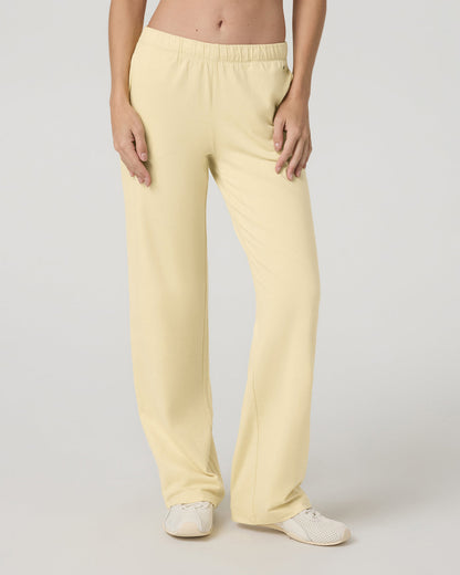 Women's Halo Modern Straight Leg Pant Lemon Snap Heather - Vuori