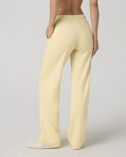 Women's Halo Modern Straight Leg Pant Lemon Snap Heather - Vuori
