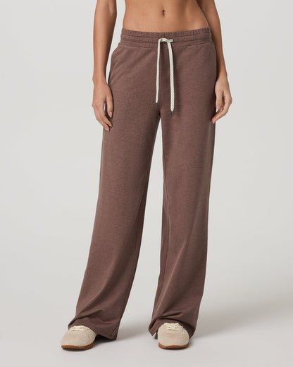 Halo Essential Wideleg Pant Women's Sable Heather Pant - Vuori