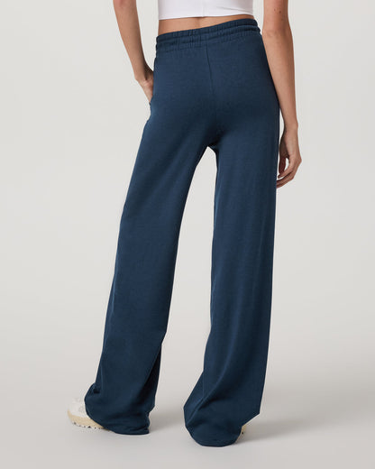Halo Wideleg - Long Women's Blue Coast Heather Pants - Vuori