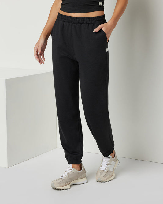 Boyfriend Sweatpant Women's Black Sweatpants - Vuori