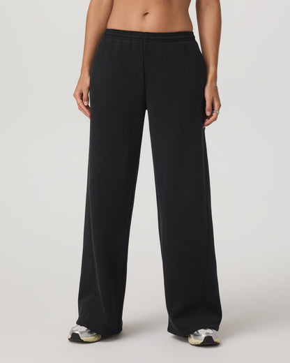 Women's Restore Ultra Wideleg Sweatpant Washed Black - Vuori