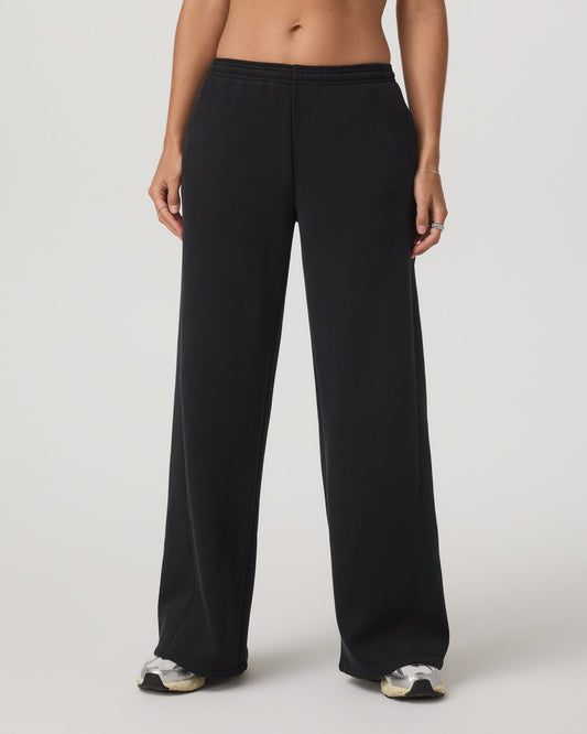Women's Restore Ultra Wideleg Sweatpant Washed Black - Vuori