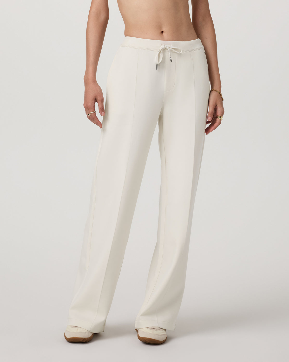 Compose Wideleg Pant Marshmallow Mid-High Rise Pants - Vuori