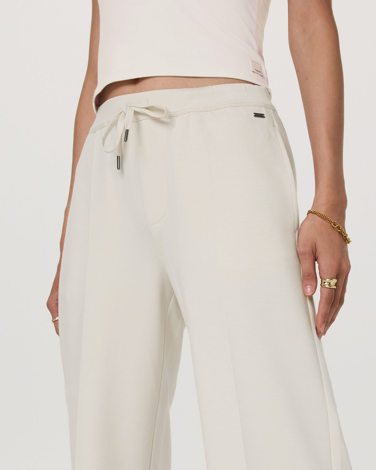 Compose Wideleg Pant Marshmallow Mid-High Rise Pants - Vuori