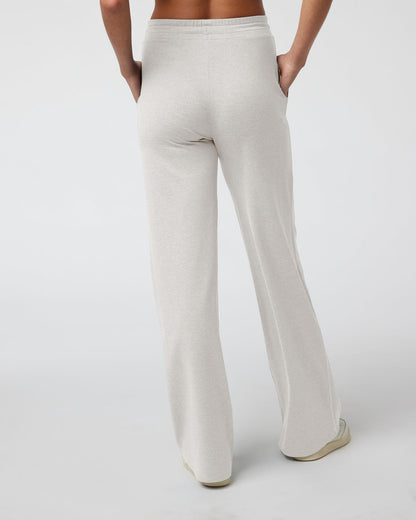 Halo Essential Wideleg - Long Ecru Heather - Vuori