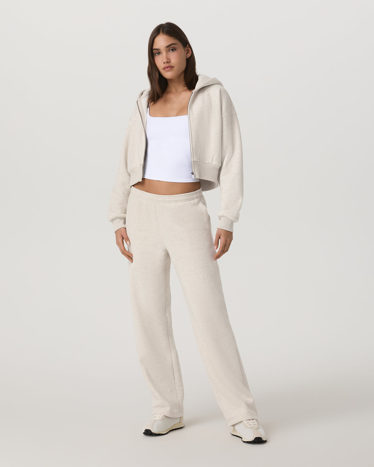 Restore Straight Leg Sweatpant - Short Bone Heather - Vuori