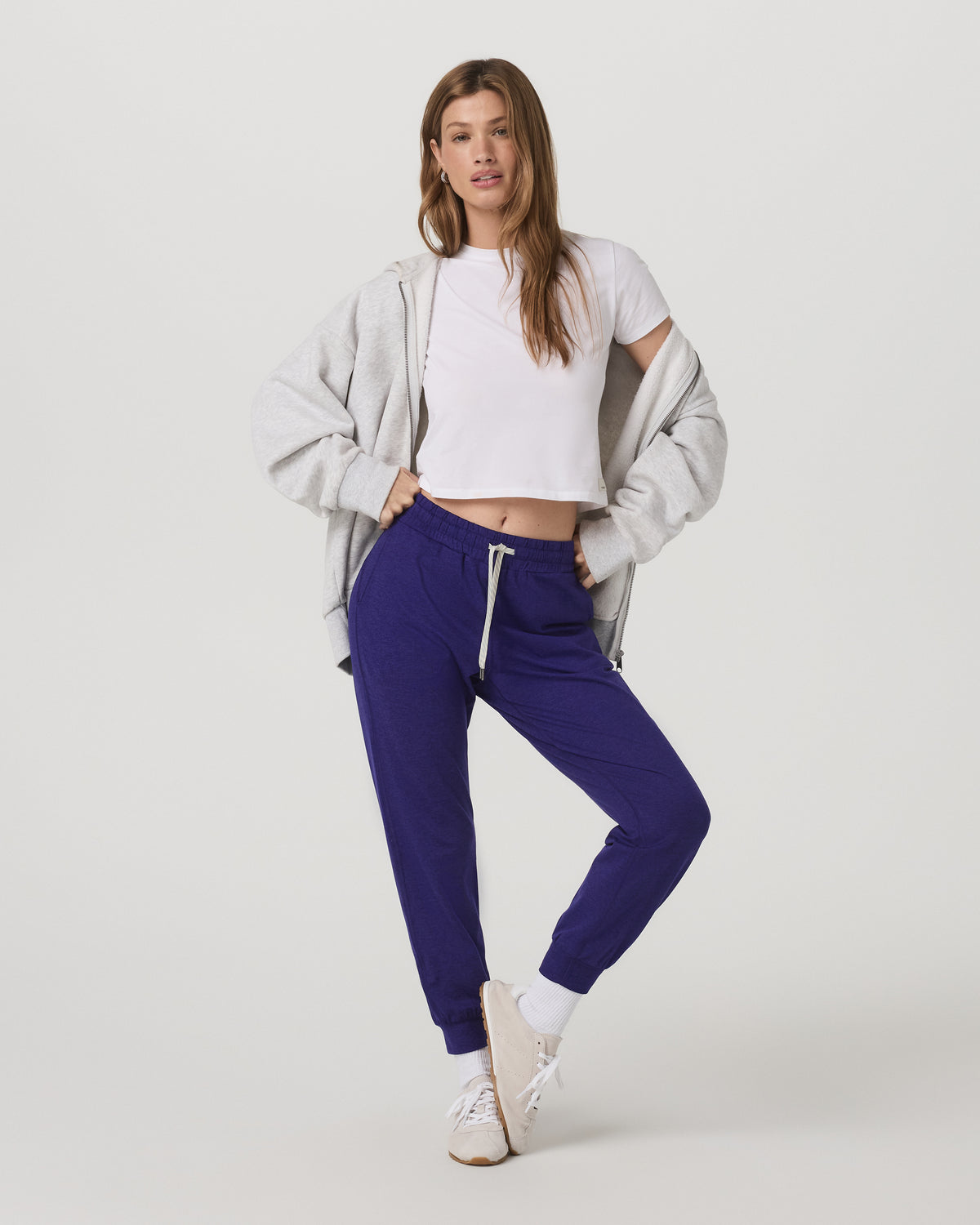 Performance Jogger - Long Stellar Sky Heather Joggers - Vuori
